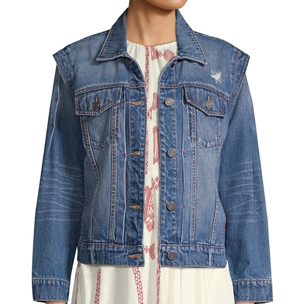 NWT Joie Demanda Denim Jacket in Indigo Sky Size:S - Jackets